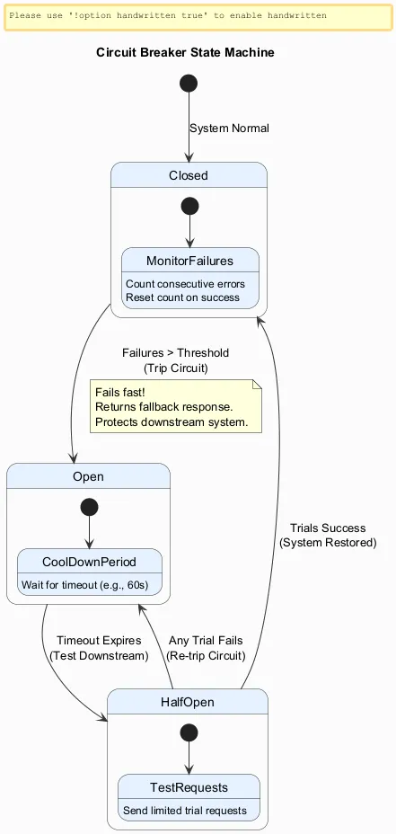 Circuit Breaker State Machine